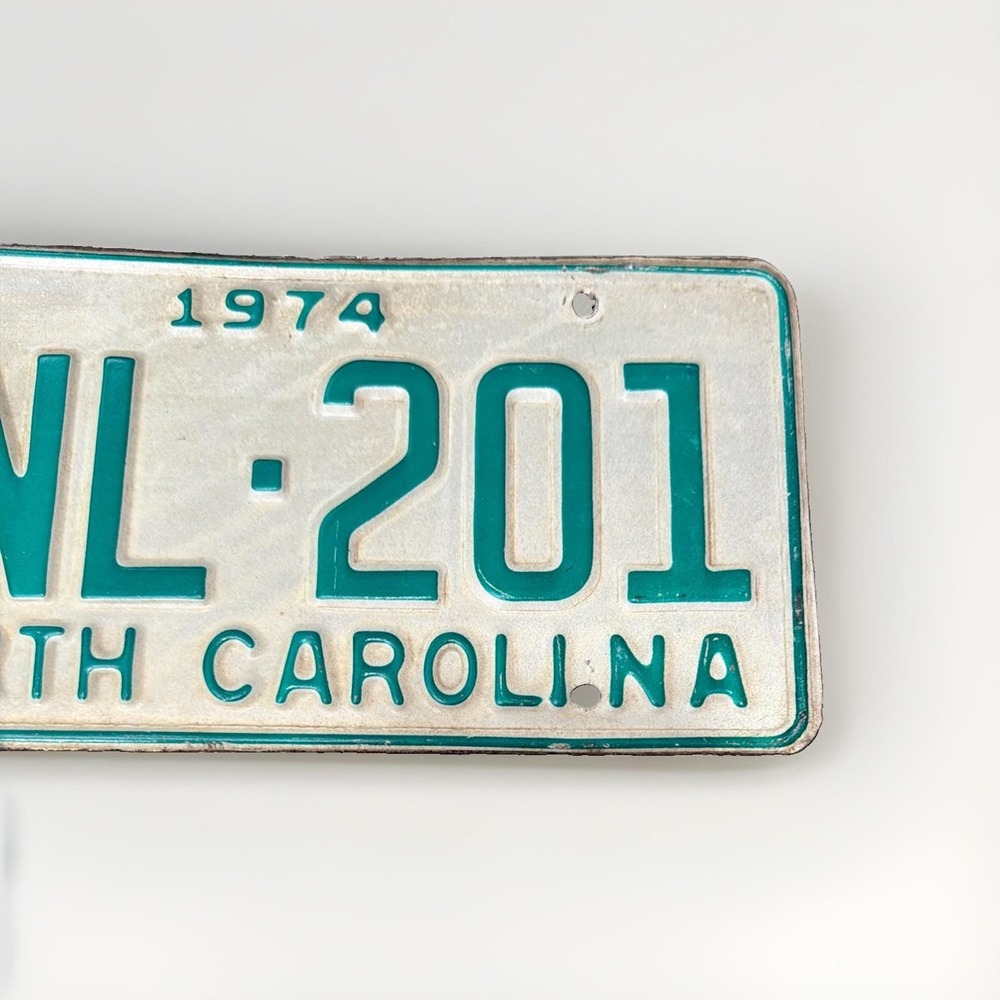 1974 North Carolina License Plate # CNL - 201 - Picture 3 of 3